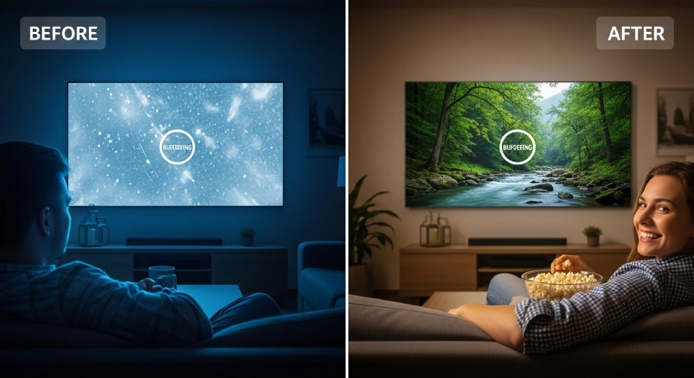 iptv hängt ständig