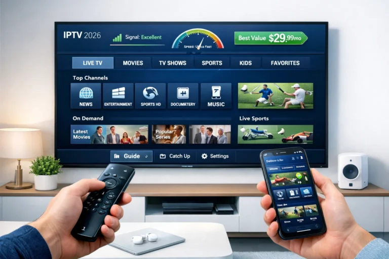 Bester IPTV Anbieter 2026 – Stabil, schnell und fair im Preis