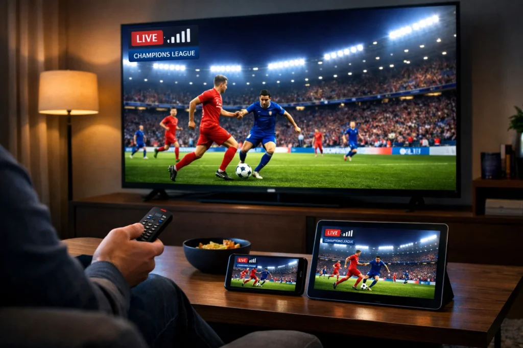 ip tv champions league