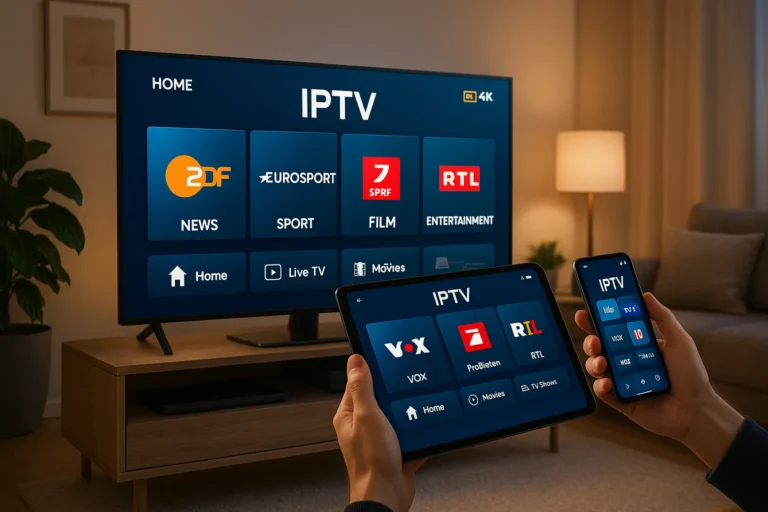 Deutsch IPTV für scharfes Fernsehen zuhause und unterwegs