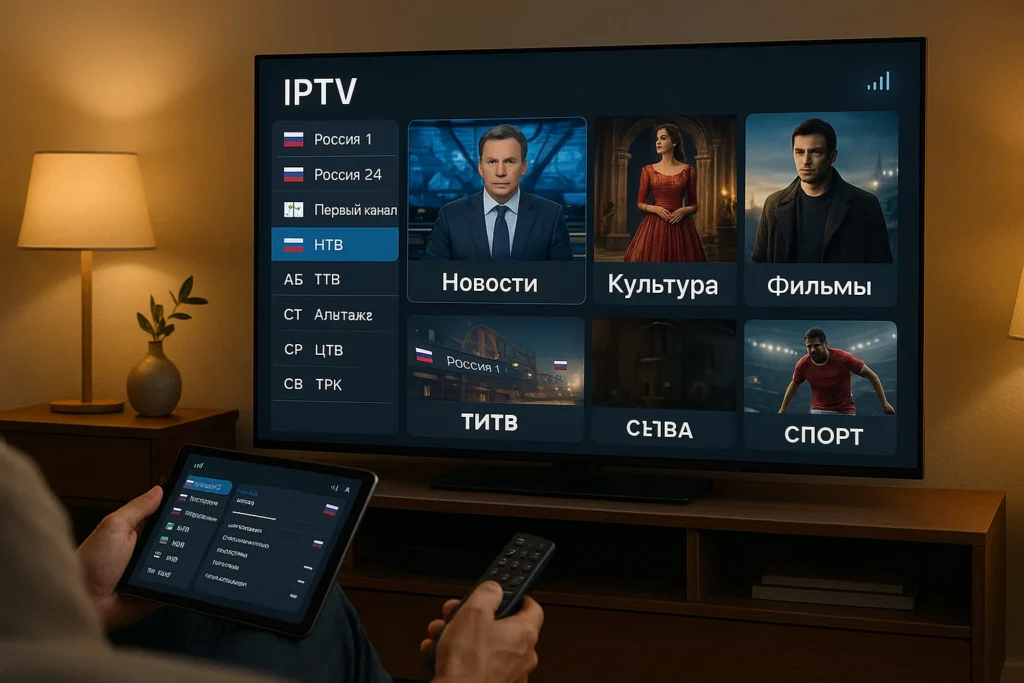 Russische Sender IPTV